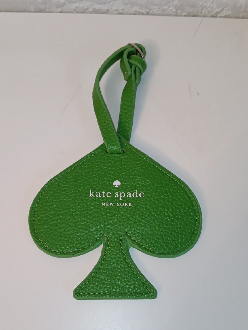 kate spade Green Spade Leather Bag Charm